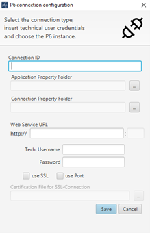 Connection Configuration Web Service